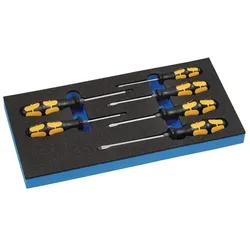 Wera, Schraubenzieher, Werkzeugmodul 6-teilig 1/3-Modul Schlitz / PH (Kreuzschlitz, Schlitz)