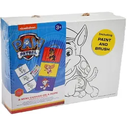 3 Mini canvas on a rope Paw Patrol