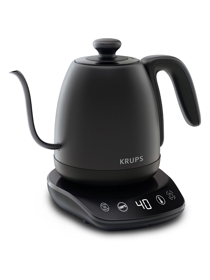 Krups Wasserkocher "Café Control Gooseneck" in Schwarz - 1 l - onesize