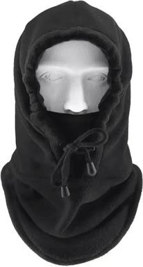 Inspire Picks Windproof Polar Fleece Balaclava Adjustable Thermal Winter Mask For Cycling Motorcycle And Skiing Unisex black