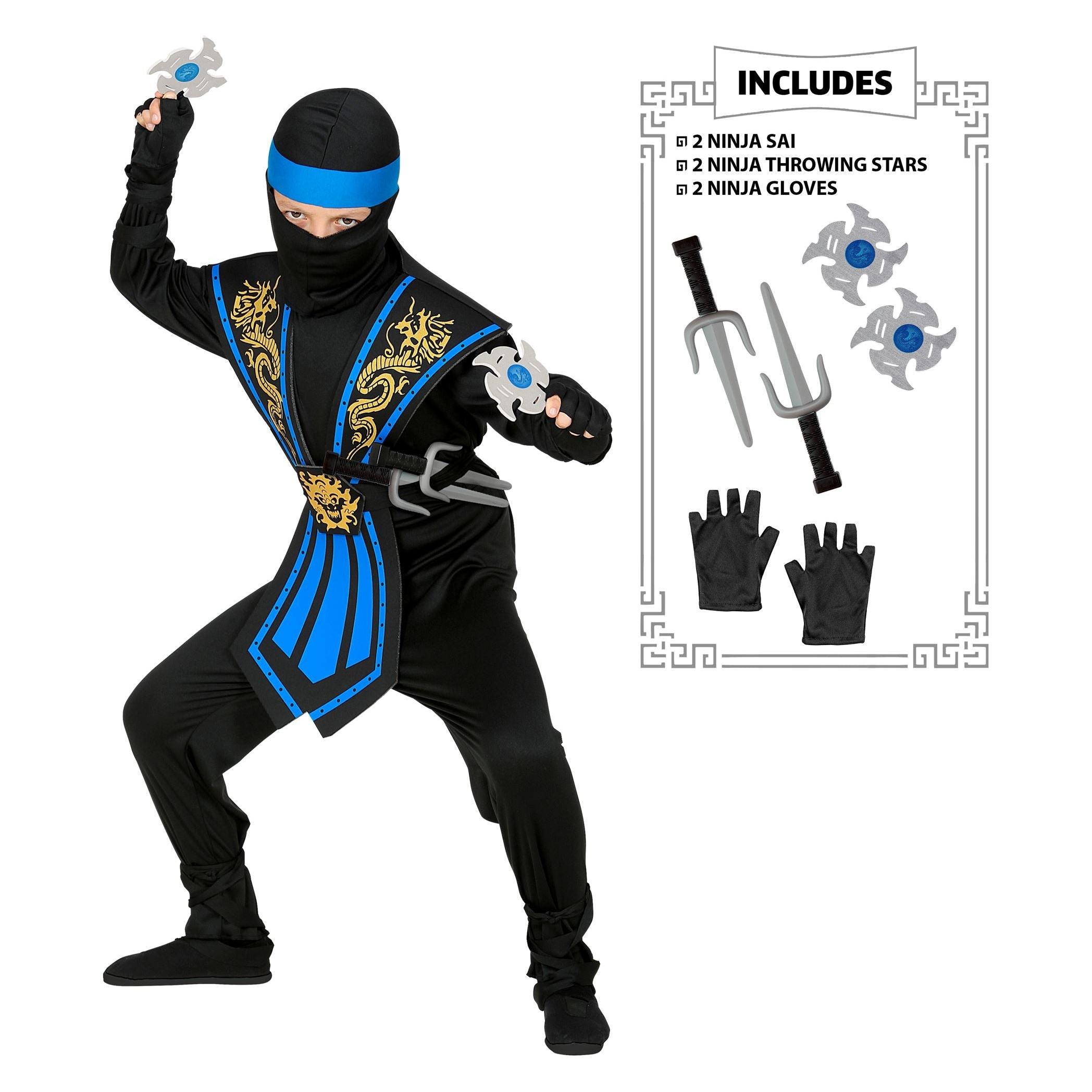 Widmann Kombat Ninja mit Waffenset (116) (WI38655)
