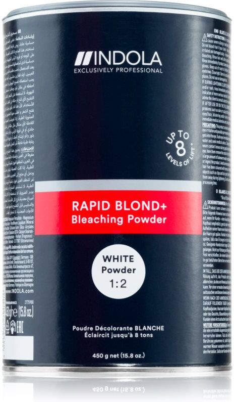 Indola Rapid BLOND+ Bleaching Powder poudre décolorante pour cheveux teinte White 450 g