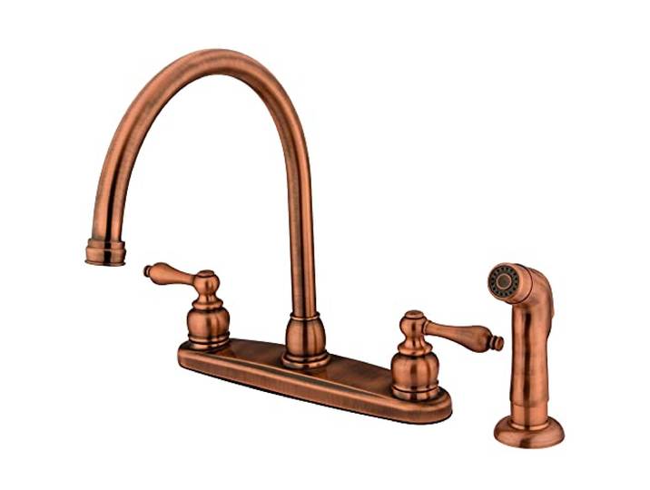 KINGSTON BRASS KINGSTON BRASS KB726ALSP Küchenarmatur, Antik-Kupfer