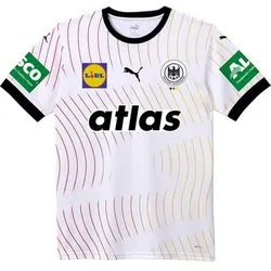 PUMA Herren Shirt DHB Home Jersey SS25 with sponsor, Größe L in Pink Pink