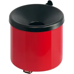 Wandaschenbecher selbstlöschend rot/schwarz Ascher für Wandmontage