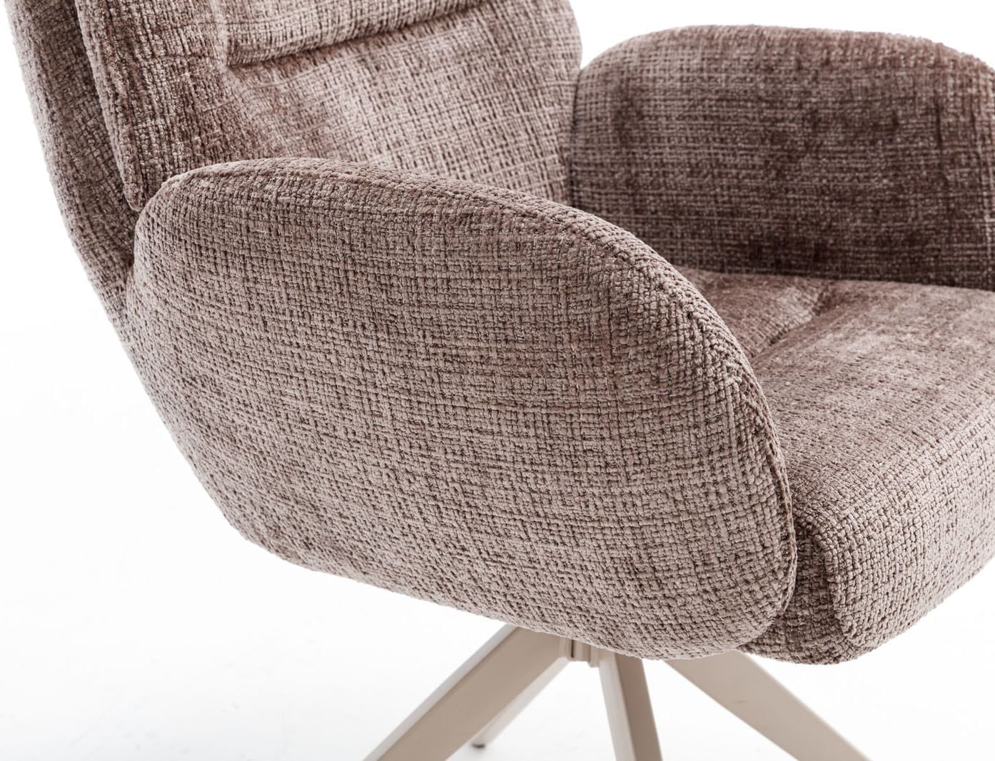 Esszimmerstuhl HOME AFFAIRE "Ronda", braun (taupe, hummus, taupe), B:64cm H:94cm T:69cm, Stühle, Esszimmerstuhl taupe, hummus, taupe B/H/T: 64cm x 94cm x 69cm, 2 Stk., Microfaser uni