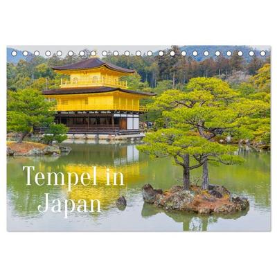 Tempel in Japan (Tischkalender 2026 DIN A5 quer), CALVENDO Monatskalender