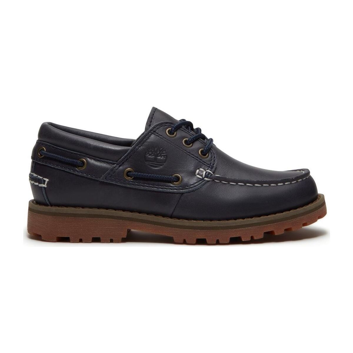 Timberland Kids Boat Shoe nvy full grain 12 TB0A2A5FEP81-12