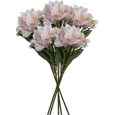 Kunstblume CREATIV GREEN "Alstromeria", rosa, H:62cm, Kunststoff, Kunstpflanzen, mit traumhaft schönen Blüten
