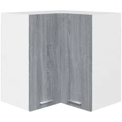 vidaXL Eck-Hängeschrank Lyon Grau Sonoma 57x57x60 cm Holzwerkstoff