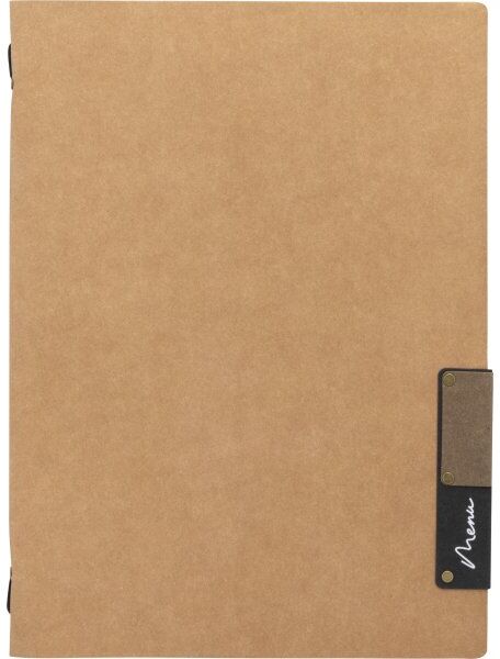 Securit Nature Menukort   A4   Beige