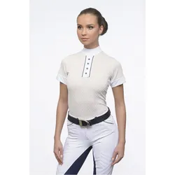 Cavalliera Turniershirt FATALITY champagne kurzarm, Größe: M