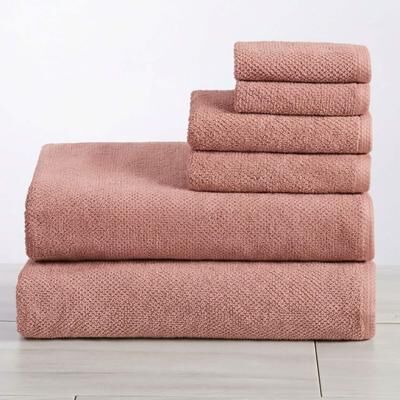 Linery & Co. Luxury Cotton Loop Textured Bath Towel.