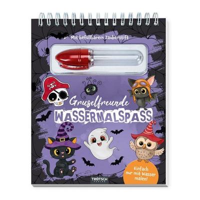 TRÖTSCH - Wassermalspaß mit Zauberstift Gruselfreunde| Ab 3 Jahren, Gebundene Ausgabe von , Trötsch Verlag GmbH & Co. KG, 978-3-9880273-8-2