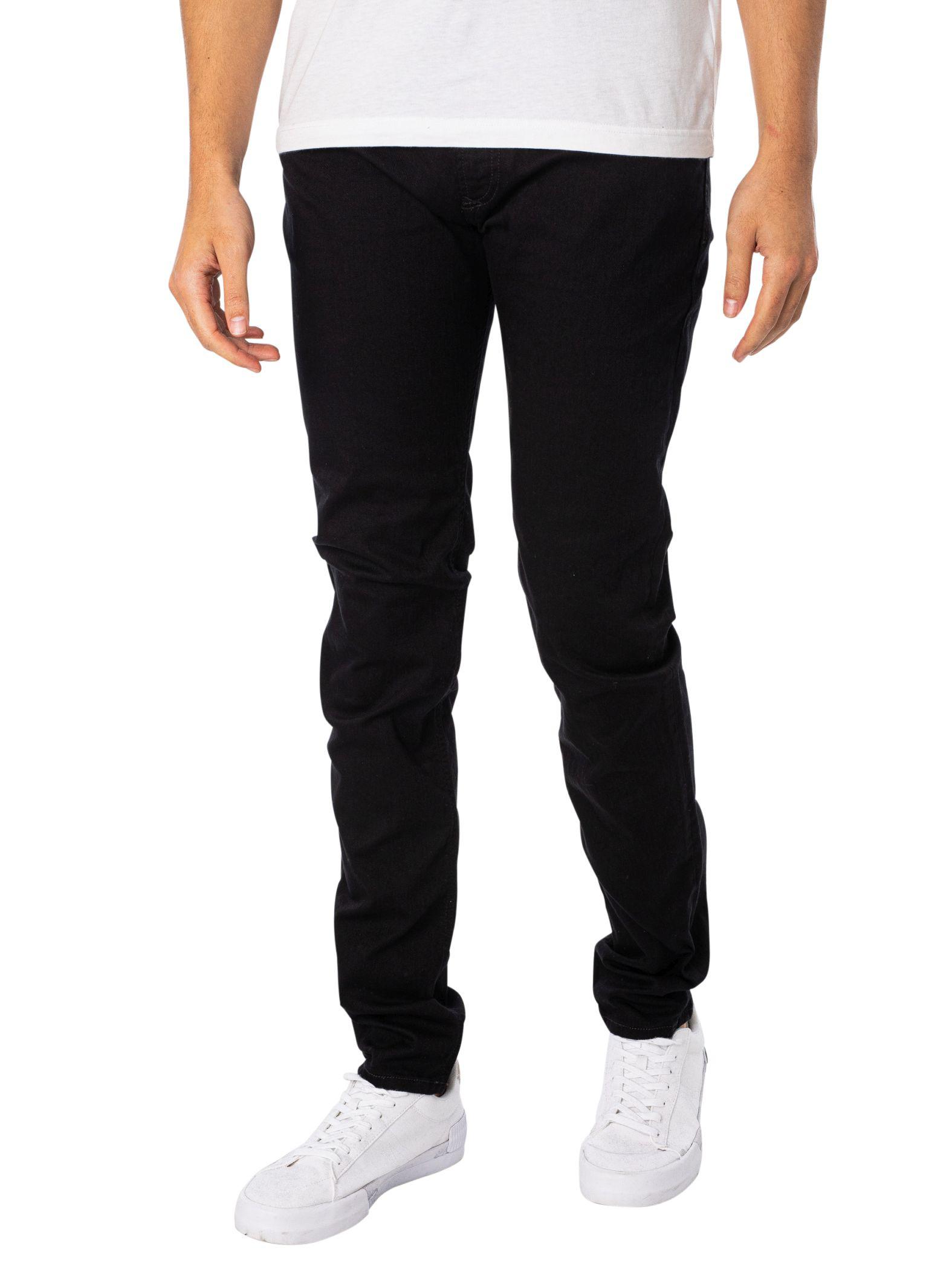 Diesel 1979 Schlankere Röhrenjeans, Schwarz