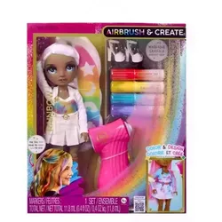 Rainbow High Puppe mit färbbaren Haaren und Zubehör - Graue Augen