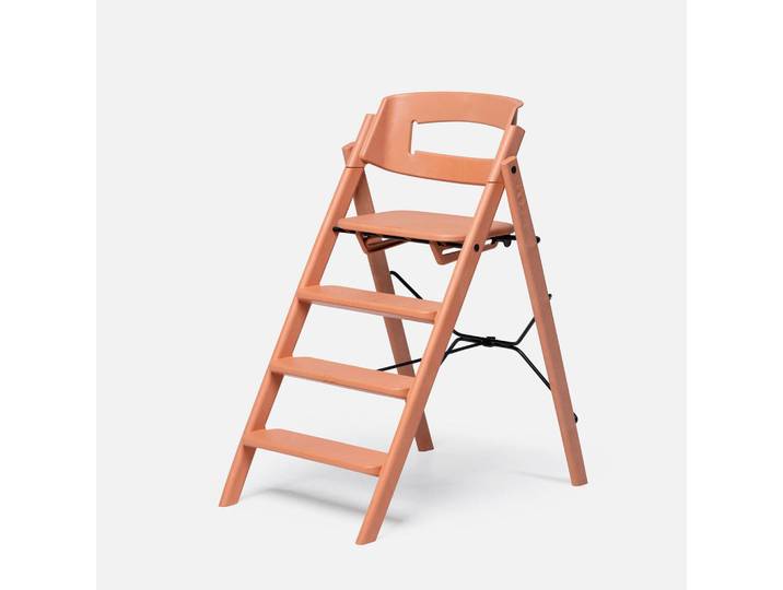 Hochstuhl Kaos Klapp, Terracotta, Kunststoff, Naturmaterialien, 45.5x81 cm, EN 71, EN 14988, höhenverstellbar, zusammenklappbar, Babymöbel & Kindermöbel, Babyzimmer, Hochstühle