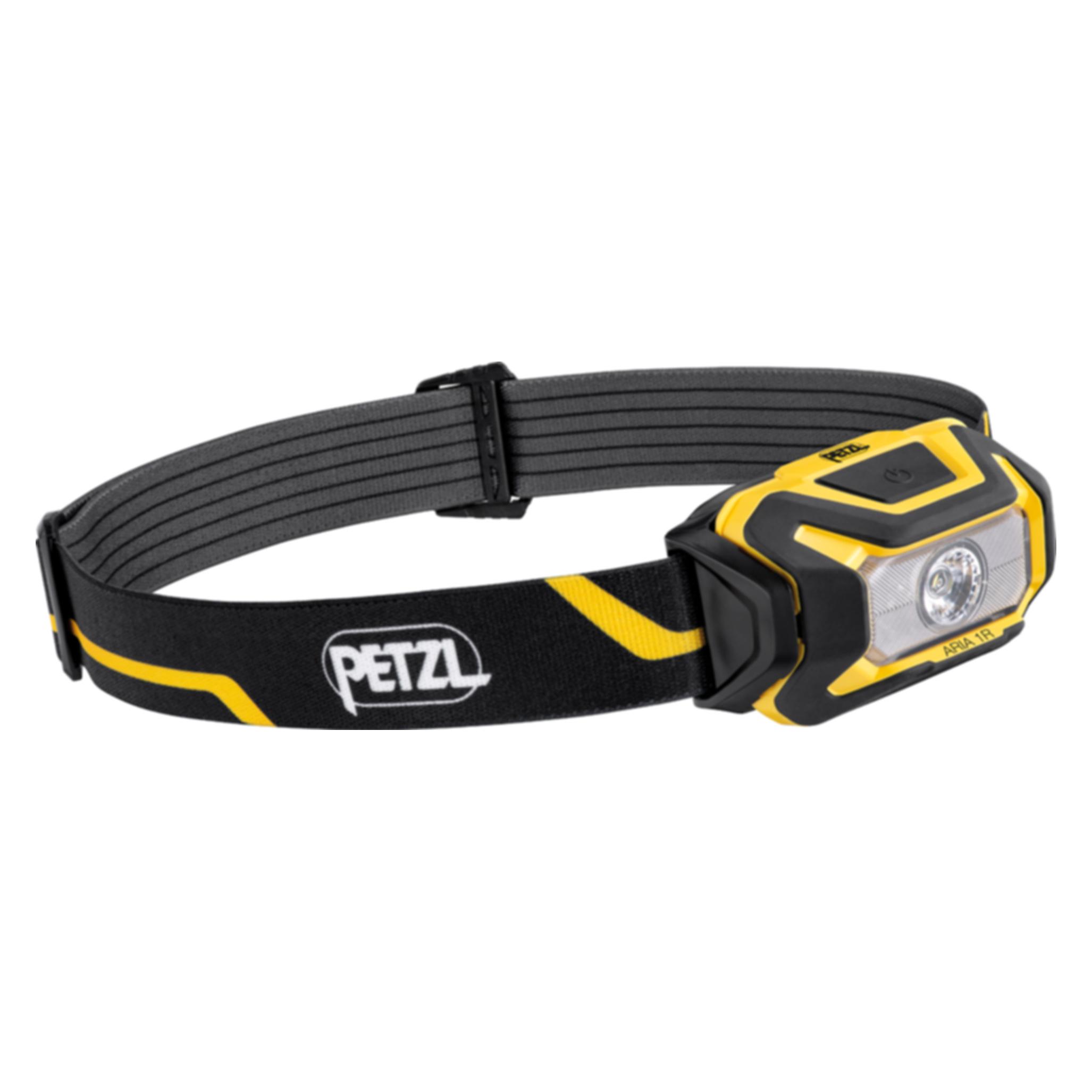 Petzl ARIA 1R Kopflampe Schwarz / gelb (450 lm) (E069CA00)