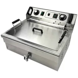 HCB Fritteuse - 23 Liter - 400V - Edelstahl