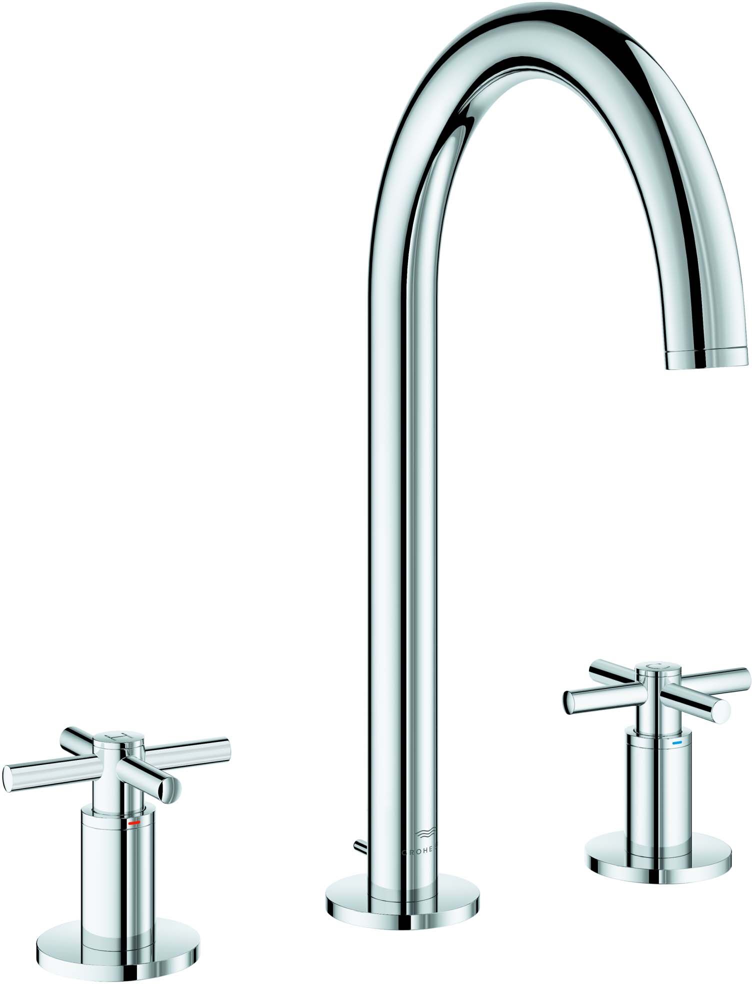 Grohe Atrio mitigeur lavabo 3 trous 20643000 1/2", chromé