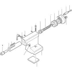 PROXXON 24400-04-01 mitlaufende Körnerspitze für Drehmaschine PD400