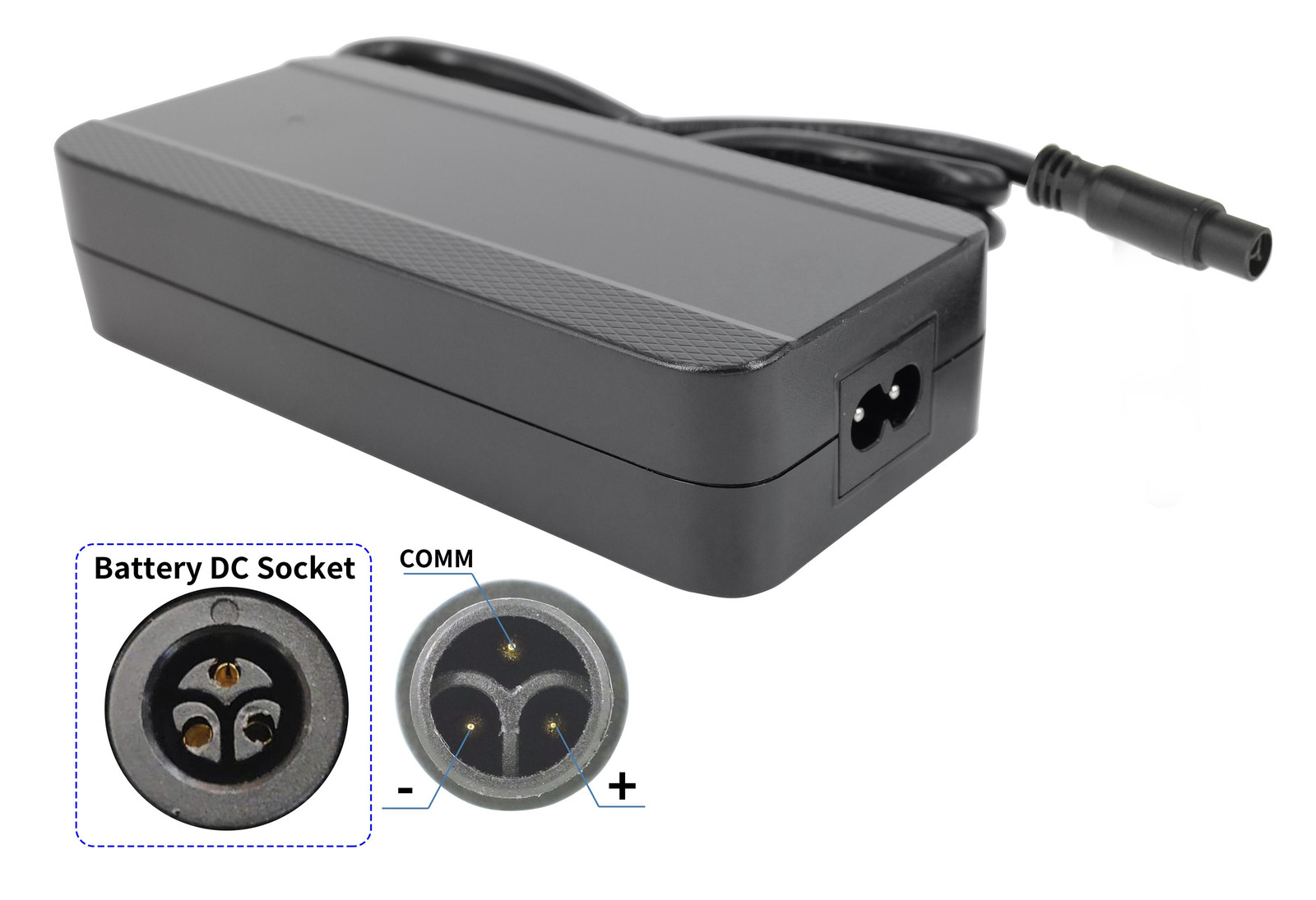 PowerSmart 2A oplader voor elektrische fietsen, geschikt voor model LEB36GW001.89D
