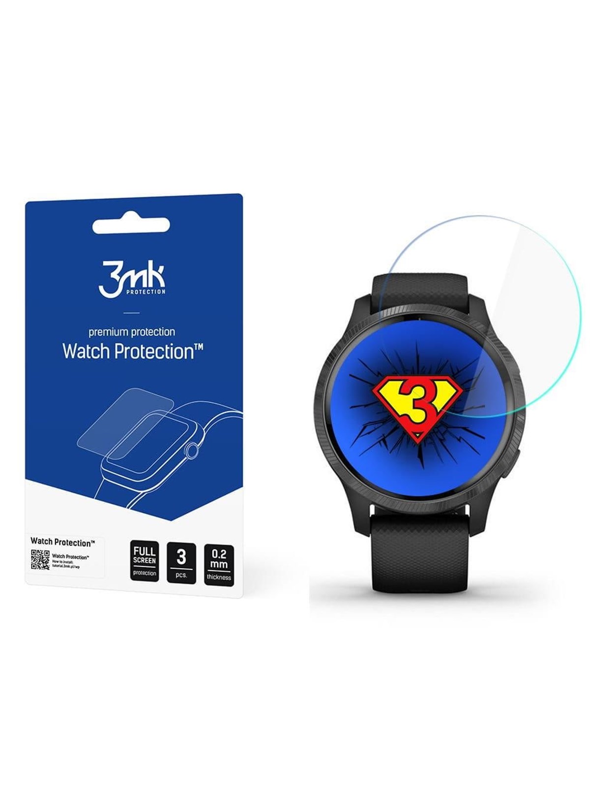 3mk Watch Protection v. ARC+ Protective Foil for Garmin Venu 2S