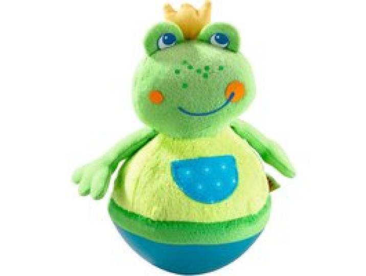 Stoffspielzeug Stehauffigur Frosch