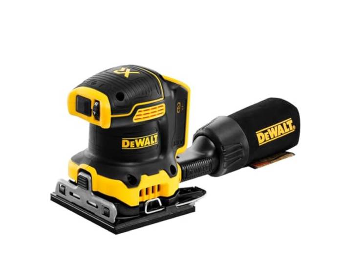 DeWalt DCW200P2-QW Ponceuse 1/4 de Feuille - XR 18V 5 Ah - Brushless - 2 Batteries - En Coffret TSTAK