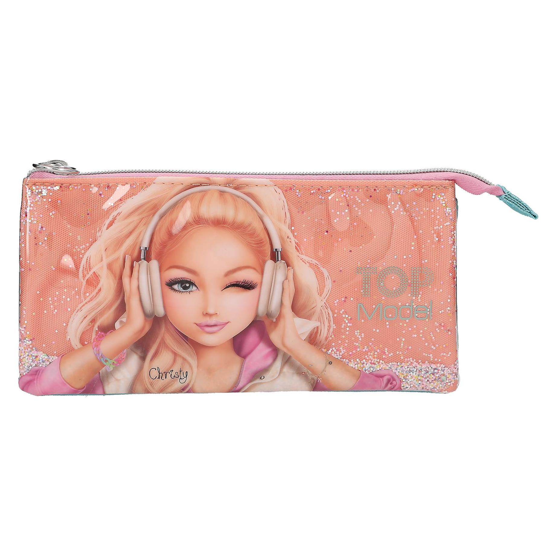 Top Model Topmodel - TOPModel Pencil Tube MUSIC - Pink, Apricot, Turquoise (0414104)