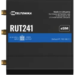 Teltonika RUT241 eSIM, Router, Schwarz