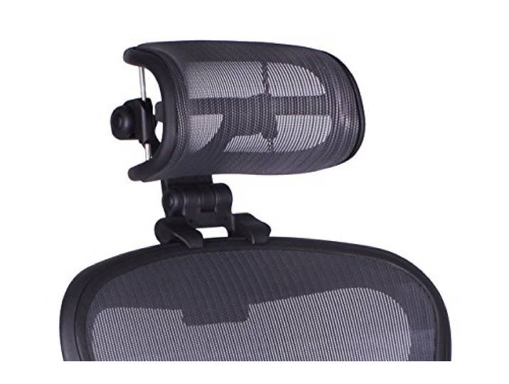 Engineered Now Die Originale Kopfstütze für den Herman Miller Aeron Stuhl H3 Graphit Farben und Maschenbildungen passen zu dem umgestalteten Aeron Stuhl 2017 und neueren Modellen.