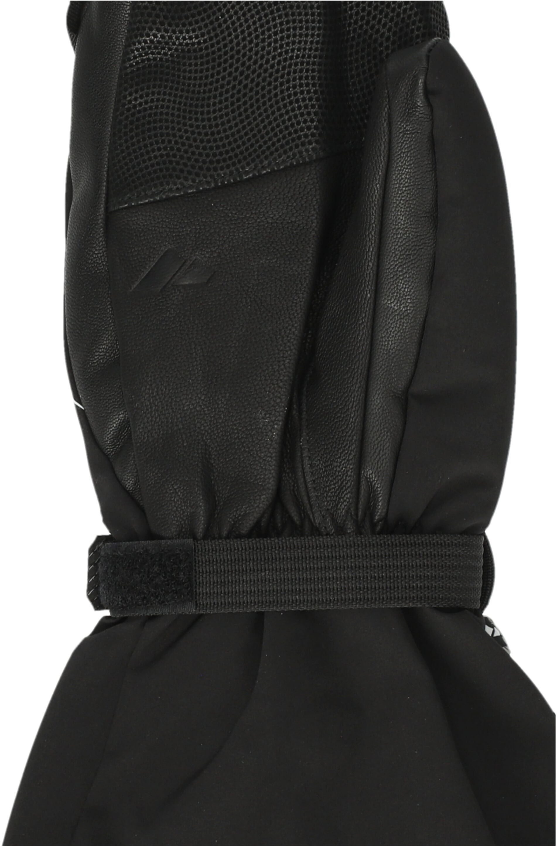 Fäustlinge ZANIER "70 North", Damen, Gr. 9, schwarz, 100% Polyester, Handschuhe Fäustlinge, mit weit geschnittenem Schaft