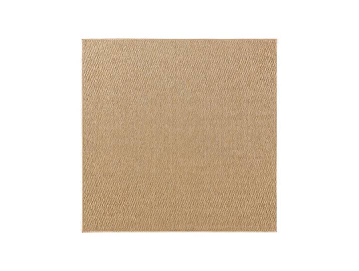 benuta Outdoorteppich Iowa Beige 195/195 cm, Kunststoff, Uni, Quadratisch, 195x195 cm, wasserabweisend, Teppiche & Böden, Teppich, Outdoorteppich