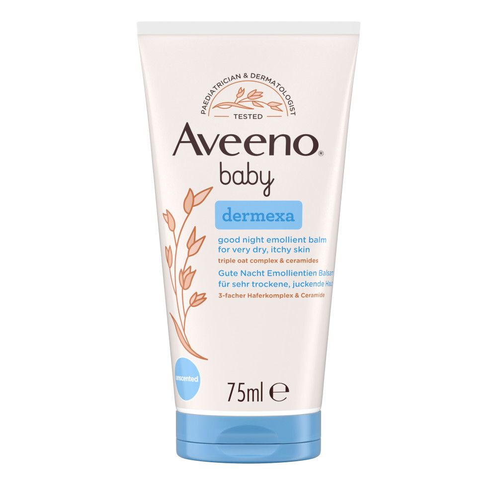 Aveeno baby Dermexa Gute Nacht Emollientien Balsam 75 ml