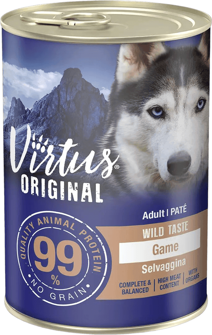 Kit Risparmio 12x400G Virtus Original Dog Wild Taste SELVAGGINA