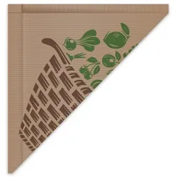 1000 Obst- und Gemüsetüten 1500 g aus Papier 370x370 mm - Sicher und stabil
