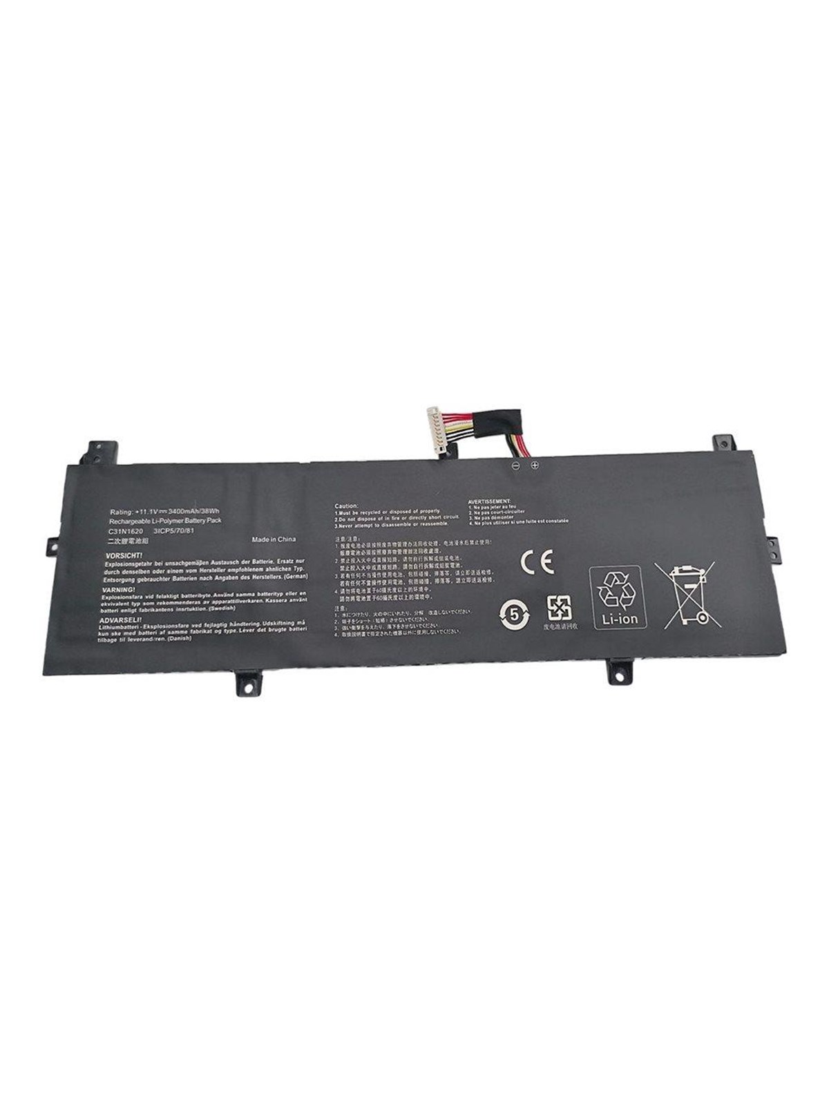 CoreParts - laptop battery - 11.1 V - Li-pol - 3400 mAh - 37.74 Wh