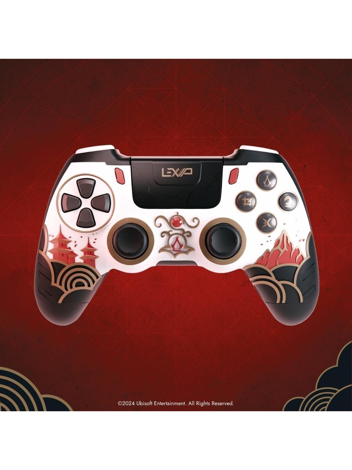 Lexip x Ubisoft Assassin's Creed Shadows - gamepad - wireless - 2.4 GHz/Bluetooth - Wireless Controller - Sony PlayStation 4