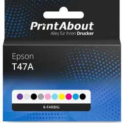Druckerpatrone kompatibel mit Epson T47A - 8-farbig - Multipack