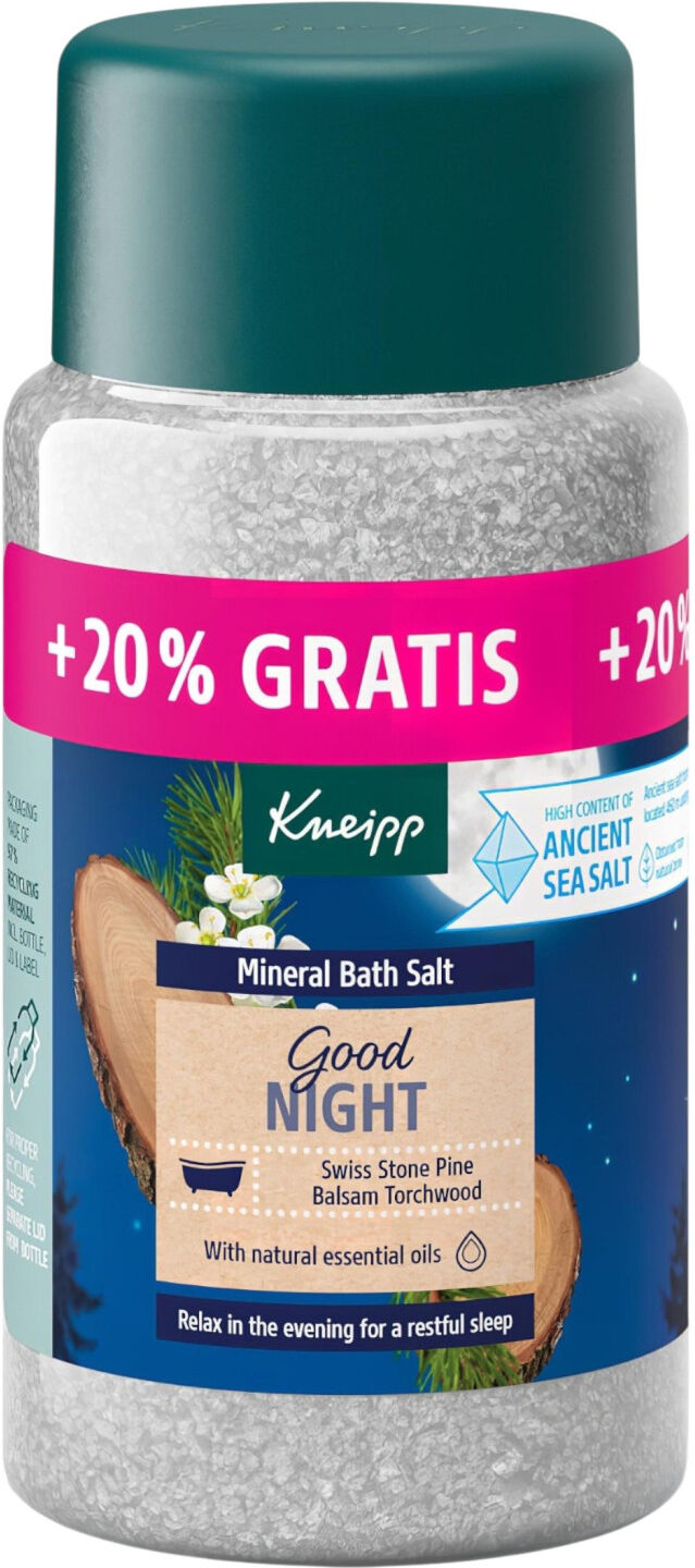 Kneipp Good Night Premium Mineralsk Badesalt (600 G)