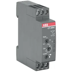 ABB CT-ARC.12 Zeitrelais, bifunktionell 1We, 24 ... 48 V DC/24 ... 240 V AC, ohne Hilfsspannung 1SVR508120R0000