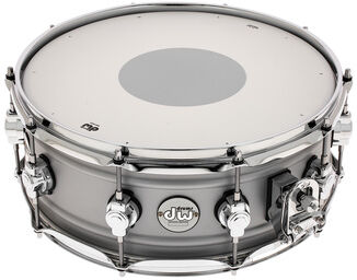 DW "14"x5,5" Design Aluminium SD" Aluminium matt