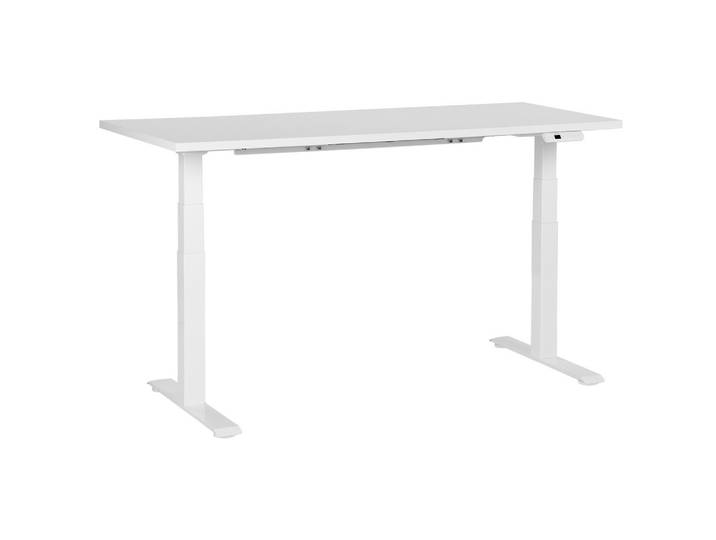 SCHREIBTISCH weiß 160/72 cm elektrisch höhenverstellbar Destin III