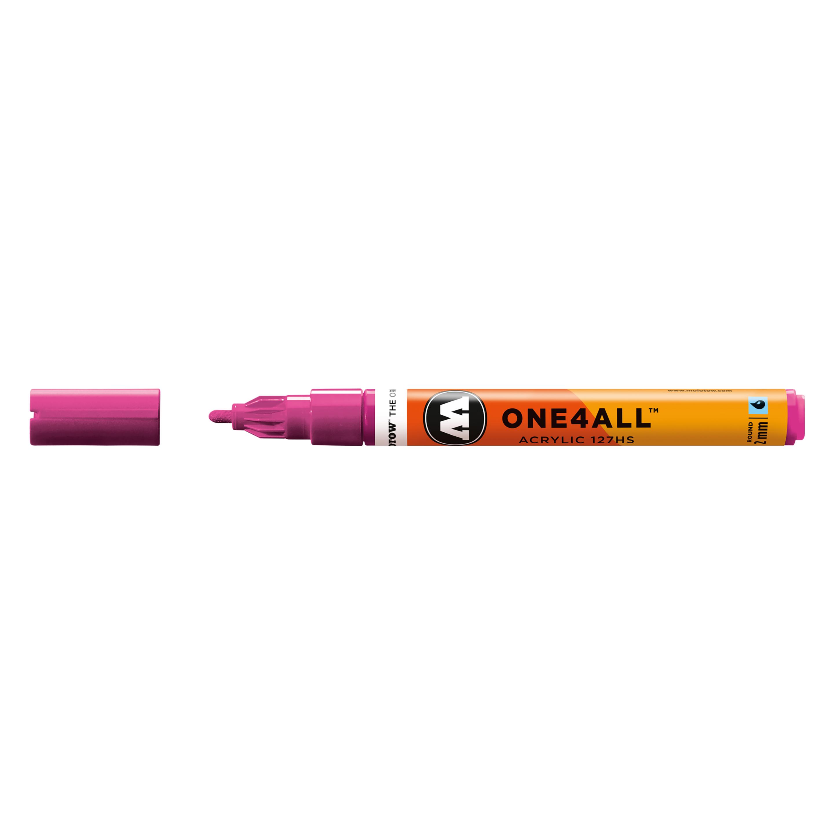 Molotow Permanentmarker One4All 127 HS nachfüllbar 2mm magenta (1x) (MO127238)