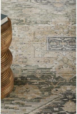 Grand Bazaar Edinburgh Machine Made Medallion Traditional Area Rug