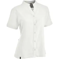 MAUL Damen Bluse Langensee - 1/2 Bluse in Leine, Größe 46 in Weiß Weiß