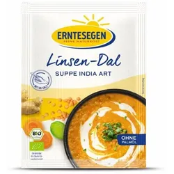 Erntesegen Linsen-Dal Suppe India Art bio