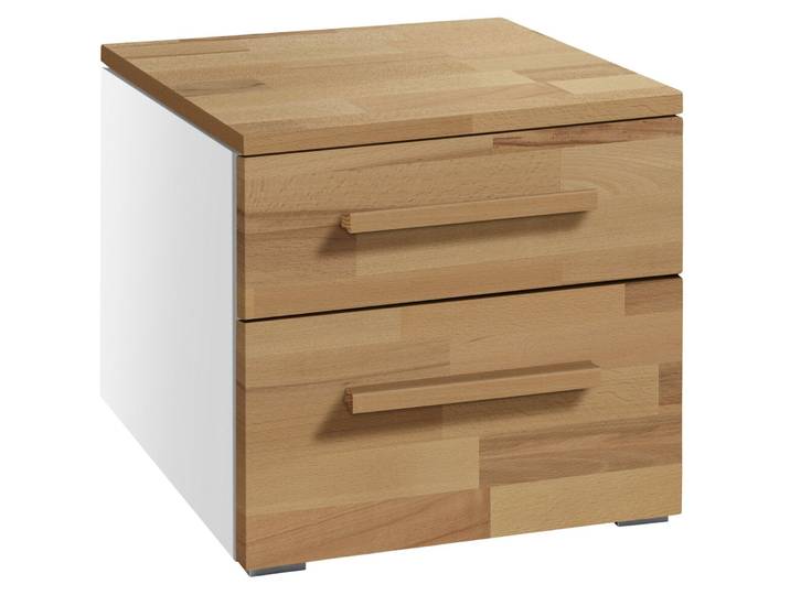 Hasena Nachttisch Arrabella Kernbuche Holz, MDF Massivholz B 45 H 41 cm - Nachttisch