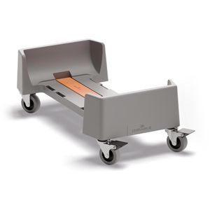 Durable Rolluntersetzer Durabin, mit Bremse, für Durabin Mülleimer 60 Liter, Kunststoff, grau